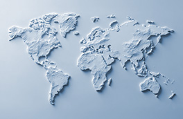 Vendita in 70 paesi, distribuiti in 5 continenti diversi